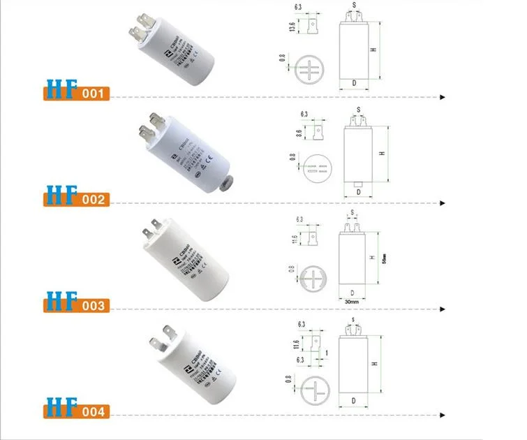 Cbb60 Capacitor Motor 20 UF Ce VDE UL Approval