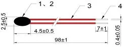 Supply of 10K High Precision 1% 3950 3435 Ntc Thermistor